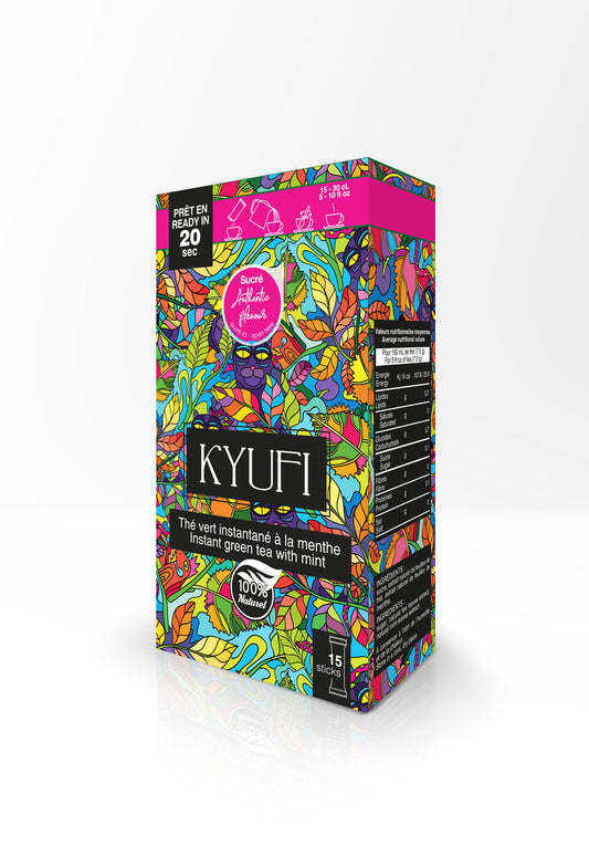 Instant Grüner Tee & Minze - Mit Zucker